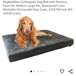 Dogbed4less Orthopedic Dog Bed with Memory Foam