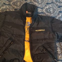 Vintage Pelle Pelle Marc Buchanan Black Puffer Jacket 