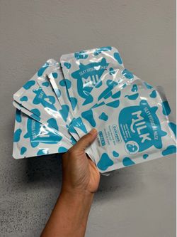 10pcs Silky Hydrating Milk Mask - 25g Deep Moisturizing & Brightening Facial Mask for Women & Girls - Spa-Quality Skincare Patch for All Skin Types - 