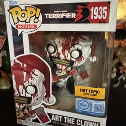 Terrifier 3 Funko pop Hot topic exclusive 