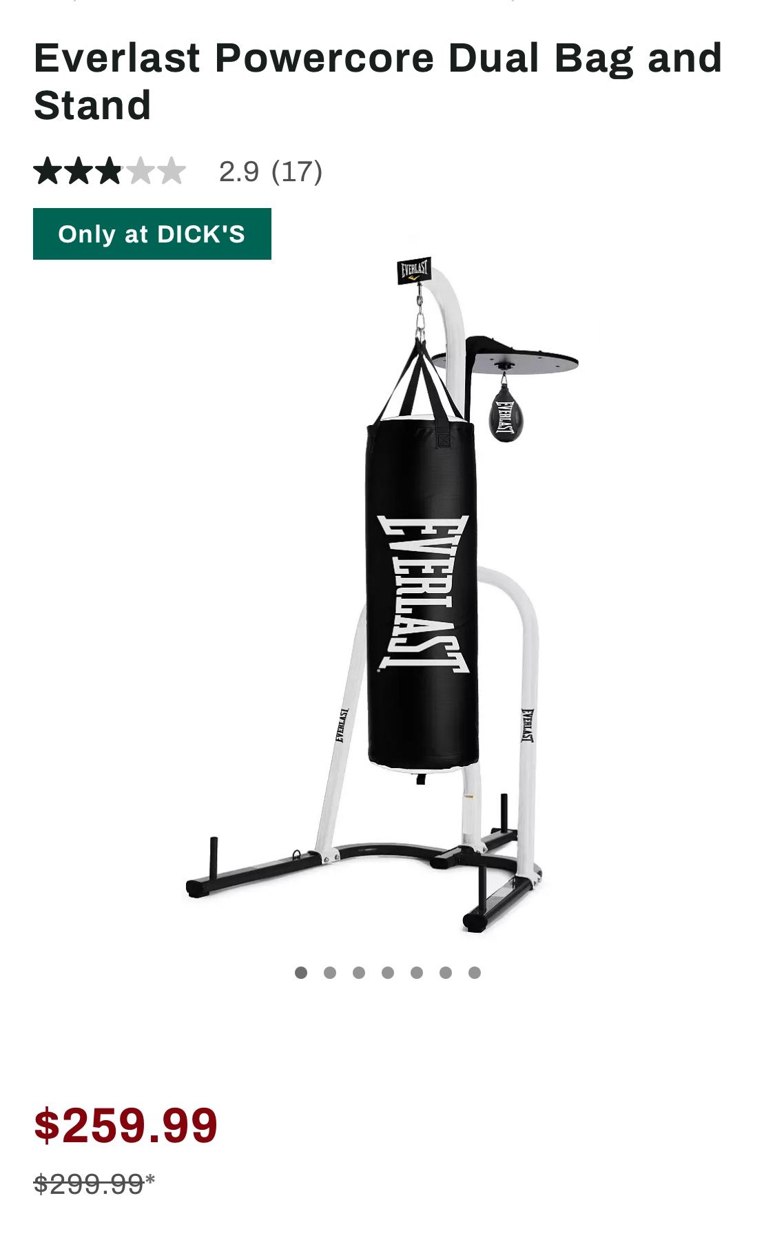 Everlast Powercore Dual Bag and Stand