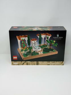 LEGO Icons Fountain Garden