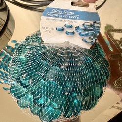 Pretty Teal Color Stones NEW