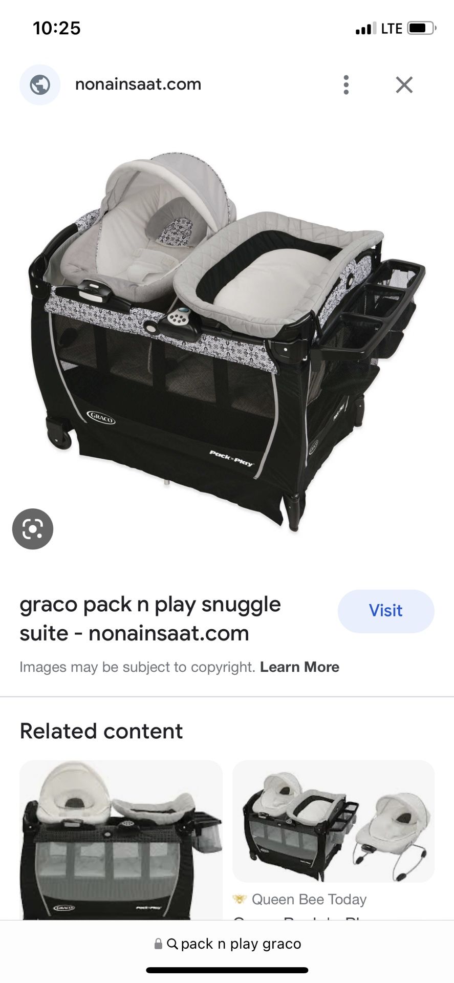 Graco Pack N Play With Bassinet Insert