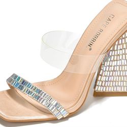 Cape Robbin Milus Slip On Chunky Heels 