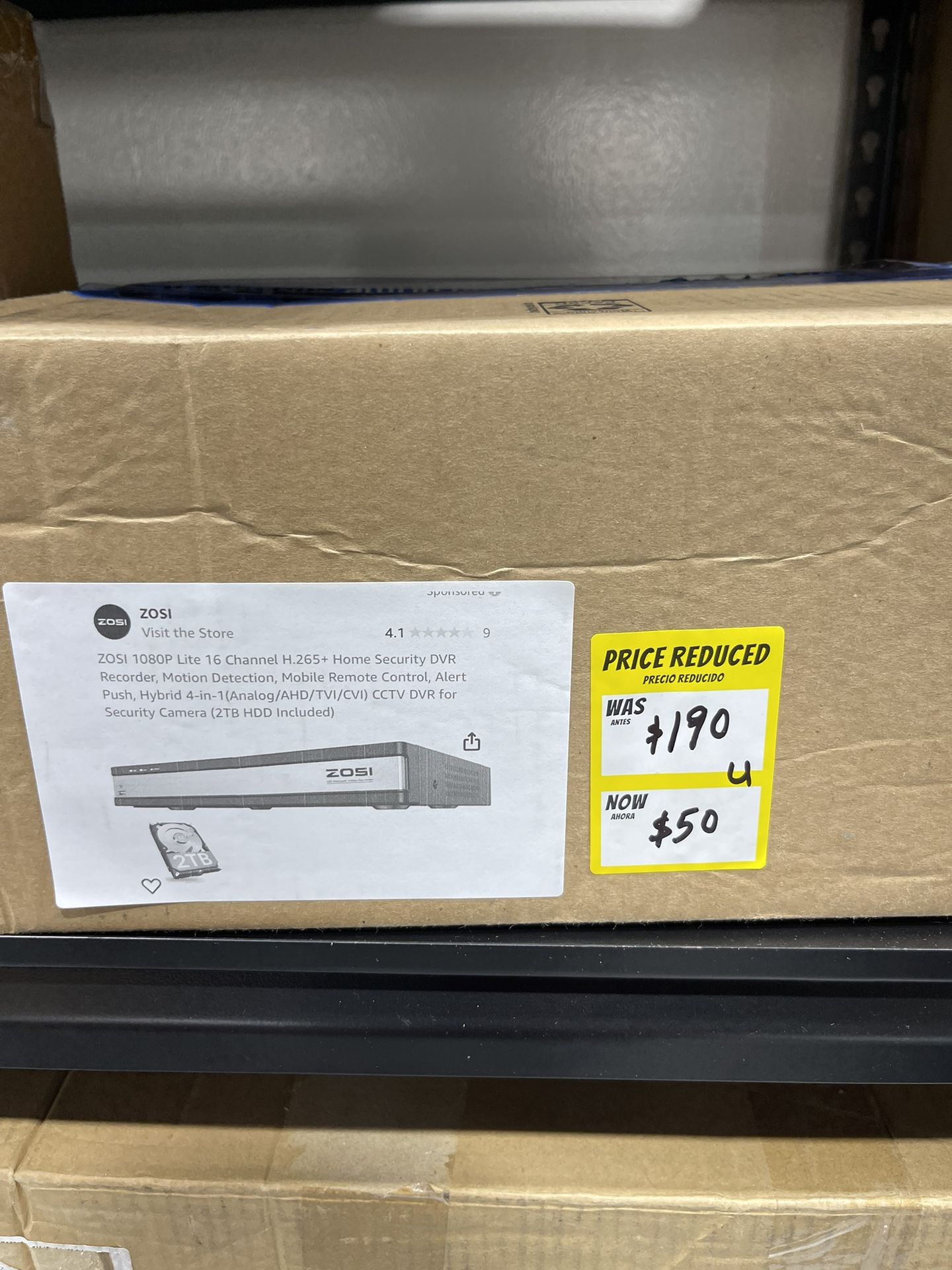 ZOSI 1080P Lite 16 Channel H.265+ Home Security DVR Recorder, Motion Detection, Mobile Remote Control, Alert Push, Hybrid 4-in-1(Analog/AHD/TVI/CVI) C