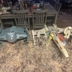Star Wars Original Trilogy X-Wing, Tie and TVC figures 