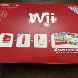 Nintendo Wii Mario Wii Sports Editon