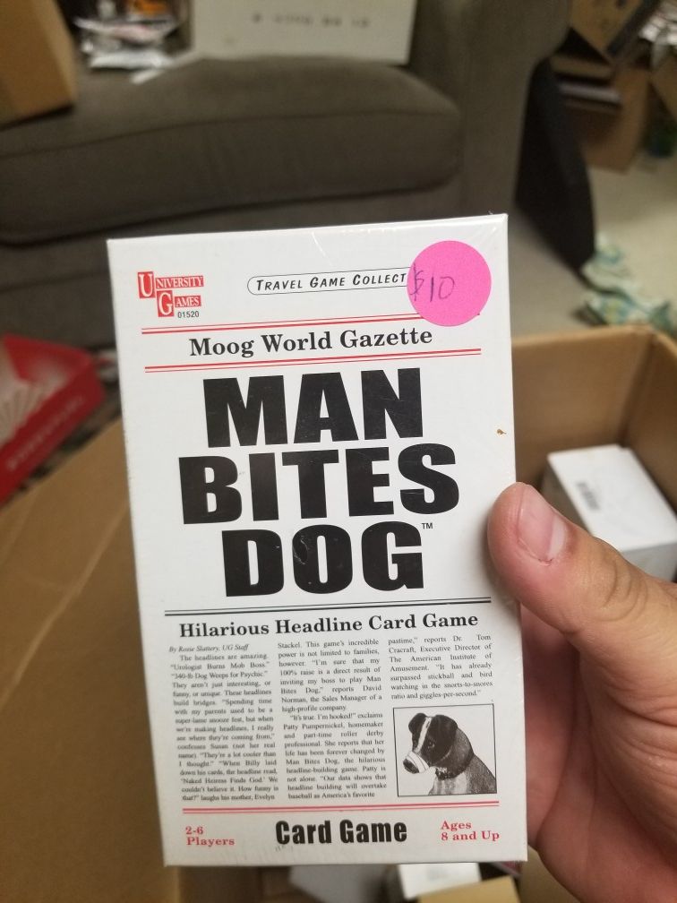 Man bites dog board game