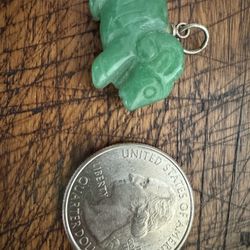 Natural Green Jade Pendant 