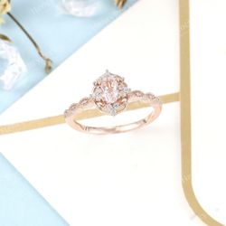 Rose Gold/rose Quartz Ring