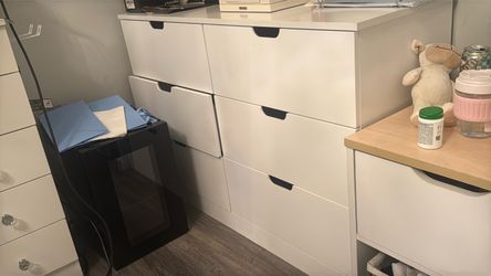 Nordli White Chest of Drawers