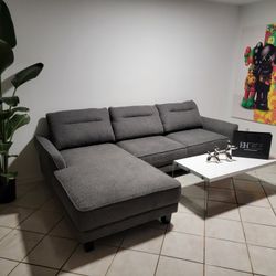 Grey Sectional Sofa Pay Later Thanksgiving Black Friday 