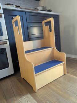 Wood designs step up stool