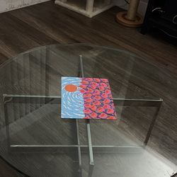 Round Glass Modern Coffee Table
