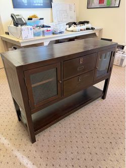 Pottery Barn Rhys Console solid wood