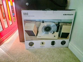 Brand new in box record player