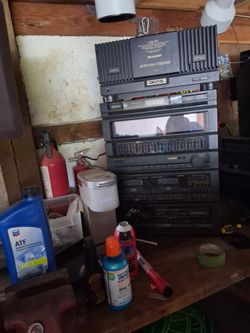 House stereo and sharp speakers