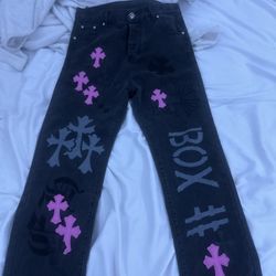 chrome heart denim jeans