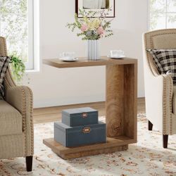 C-Sh-aped End T-able, Wo-od S-ide Tab-le N-ightstand B-ed/side T-able( Only One )