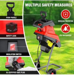 Used Chipper Shredder, 1.8-Inch Cutting Diameter, Garden