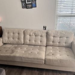 Off white Couch Sofa 