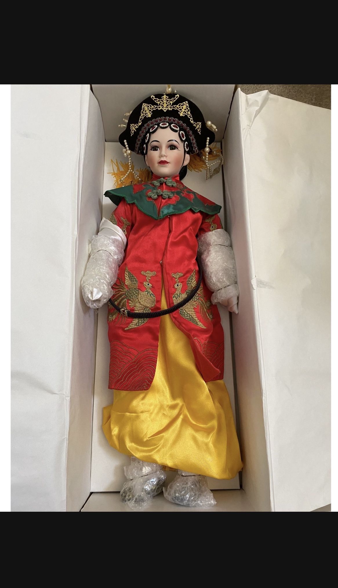 William Tung Vintage Porcelain Doll, Chin Mei, a Treasures Forever NIB (Renee)