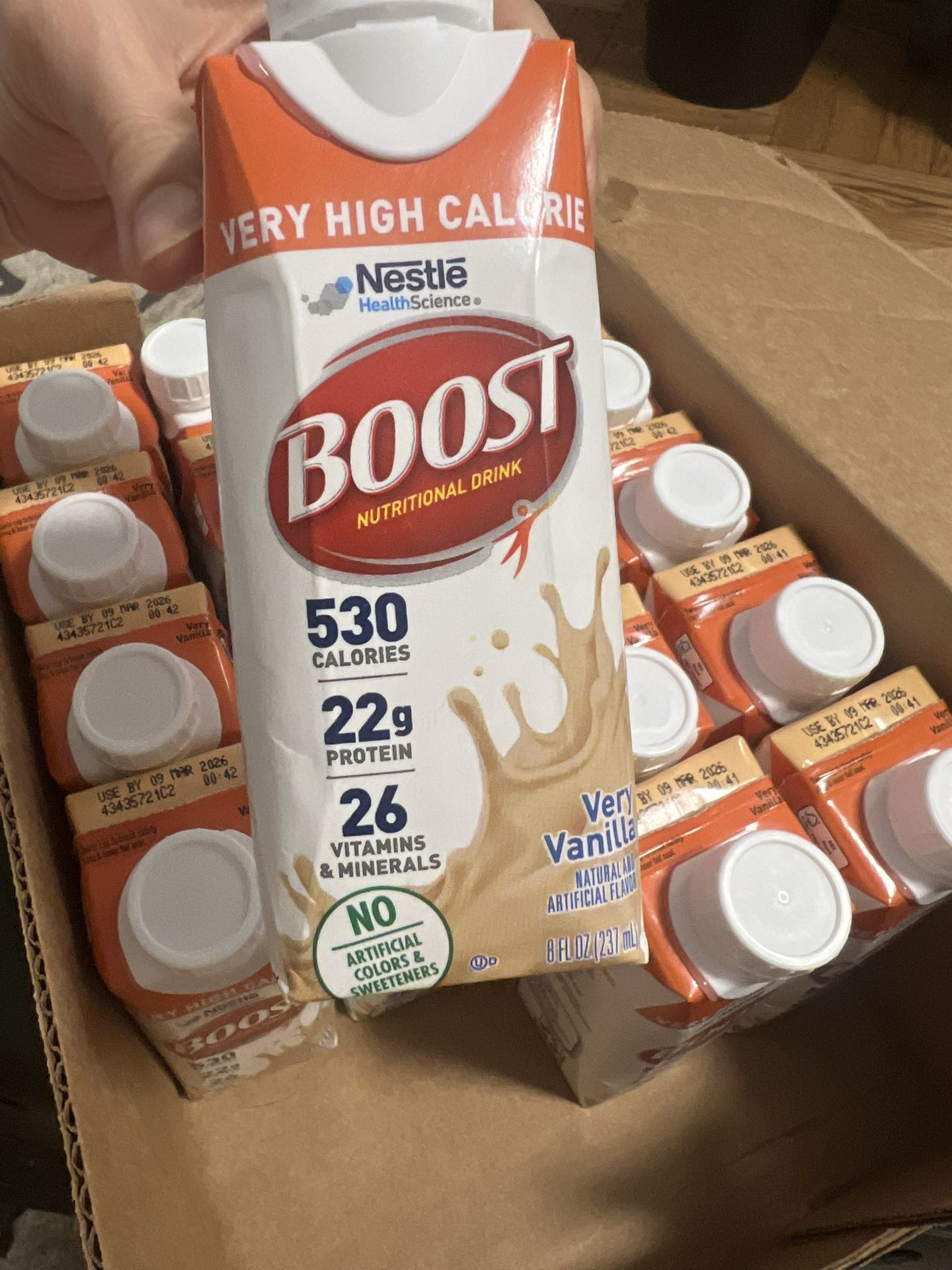 New Nestle Boost Very Vanilla