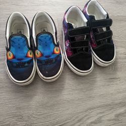 Selling Kids Vans X K-pop Demon Hunters Shoes Size 12 & 12.5