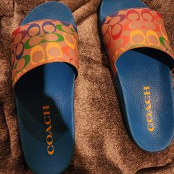 Mens COACH slides