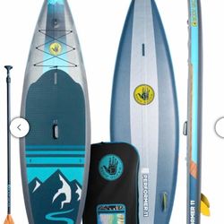 Body Glove Performer 11' Inflatable Stand Up Paddle Board Package Set x2