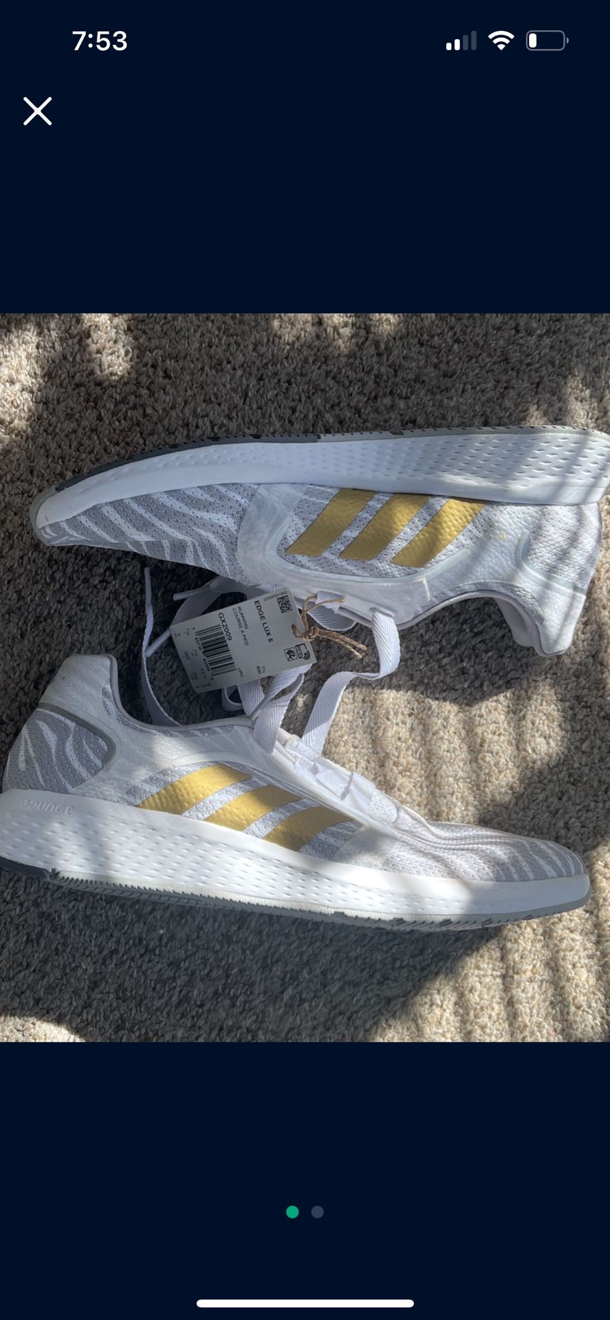 Size 9 Adidas Edge Lux 5 Sneaker Women 