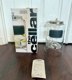 The Cellar Beverage Dispenser (Glass) - Home | Color: White