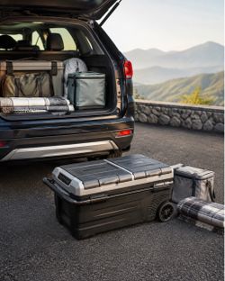 Dual-Compartment Portable Car Fridge/Freezer – $169.99