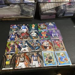 NFL Football Rookie Lot (20) Cards