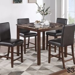 Counter Height Dining Table Set 