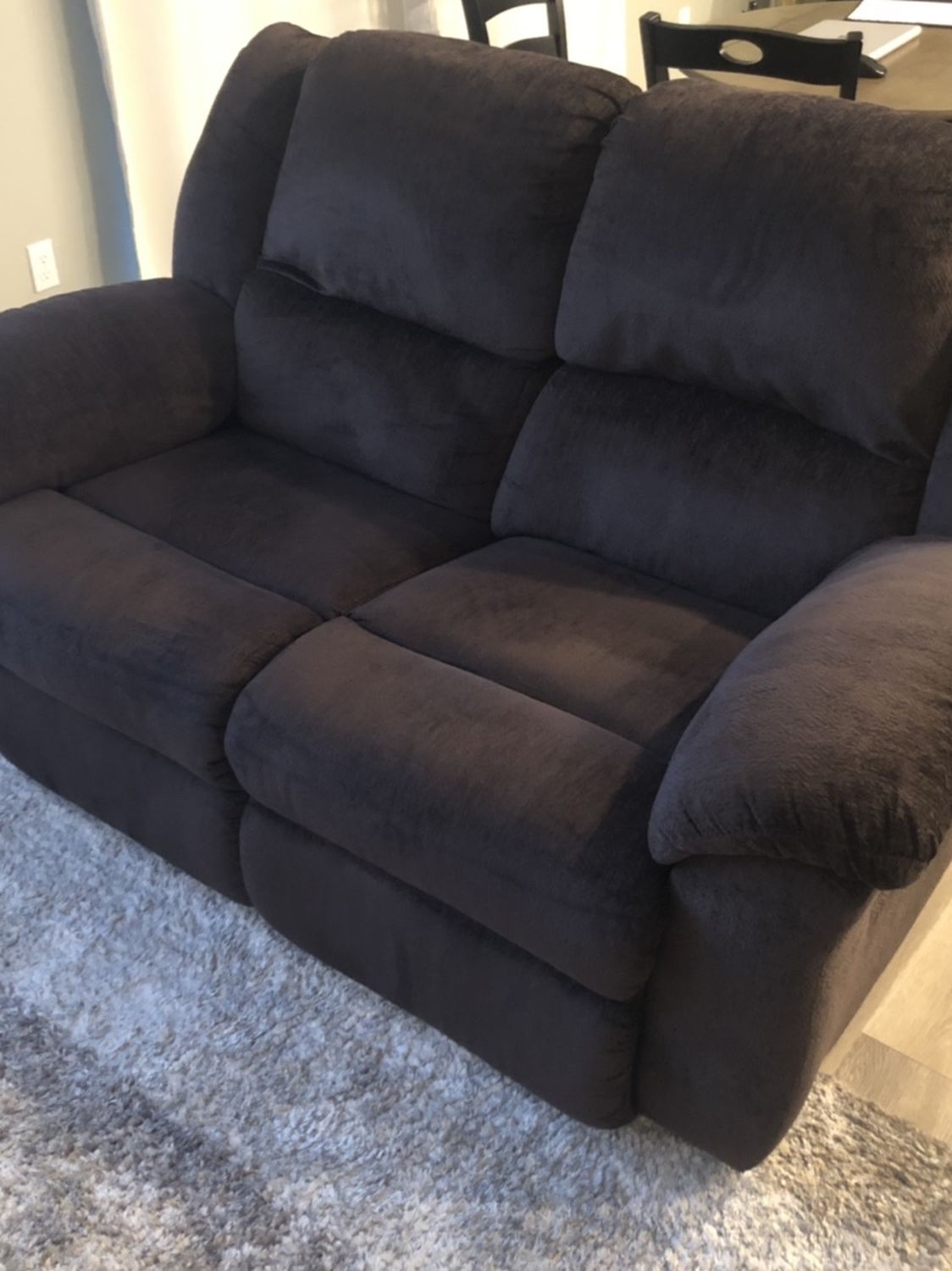 Almost New Reclining Loveseat