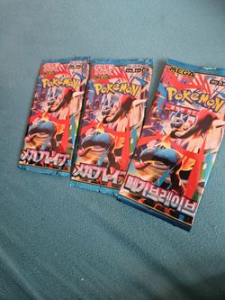 Pokémon TCG Mega Brave Booster Packs x3