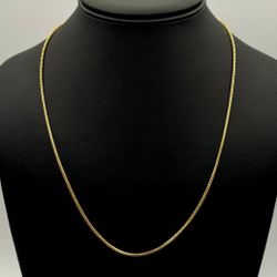 New Jewelry 14k yellow gold Franco necklace chain 24" 1.60mm width