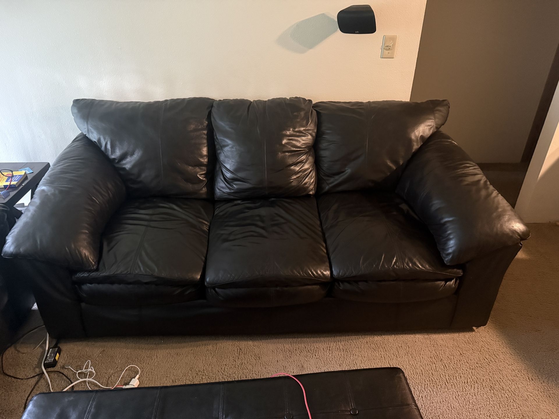 Leather Couch & Love Seat