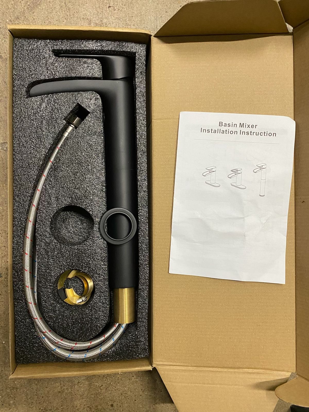 Black Porcelain Sink 