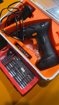 Electric Cordless Screwdriver Kit + SKIL 33-Piece Precision Screwdriver Set