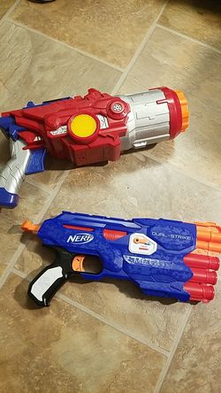 Nerf Blaster Combo Set / N-Strike Dual Blaster and Cyber Blaster Transformers Optimus Prime