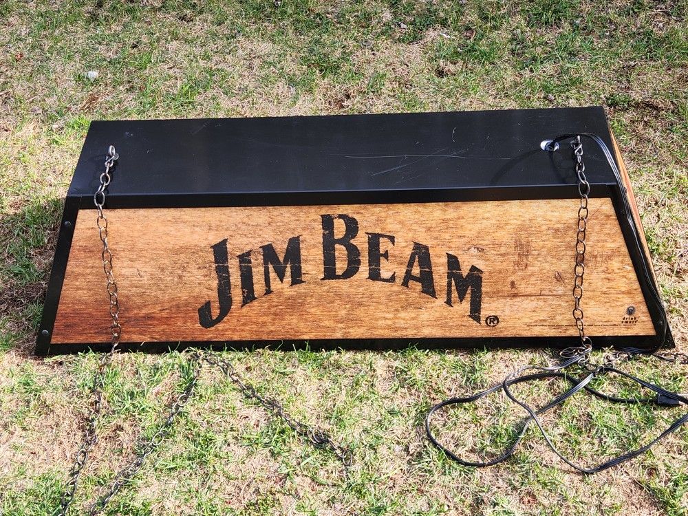 PRICE Slashed again! Bring It Home And Enjoy!! JIM BEAM Fluorescent Light