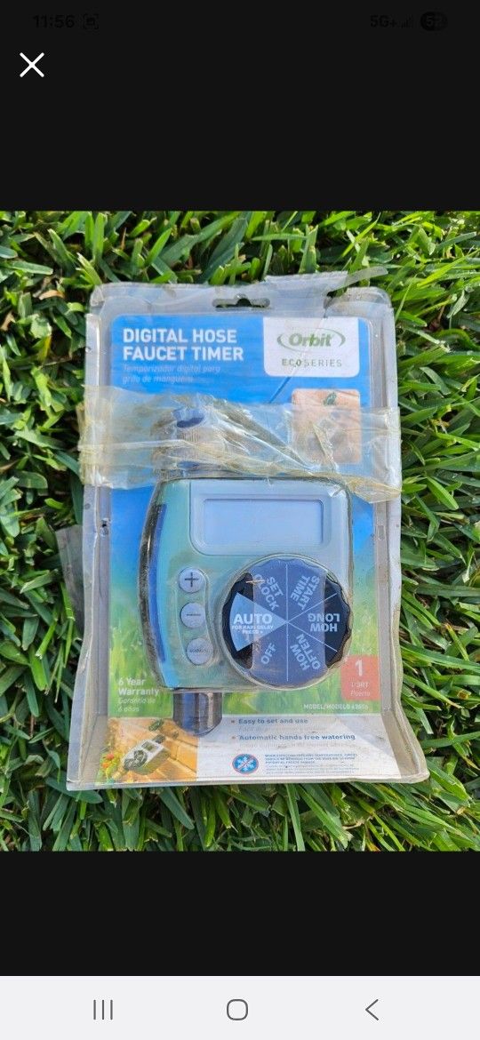 ORBIT HOSE FAUCET SPRINKLER TIMER NEW $10