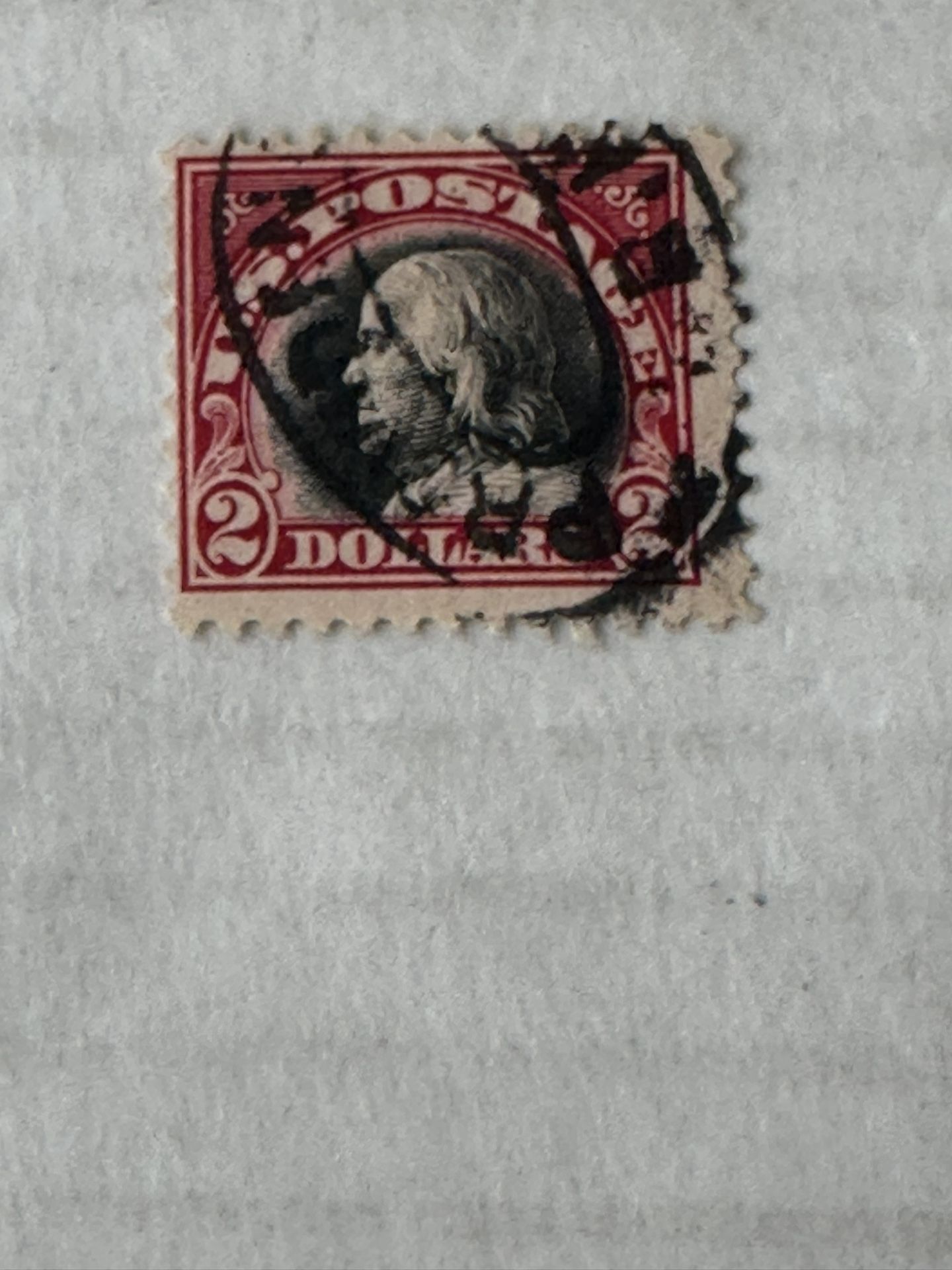 United States 547 Ben Franklin 2 Dollar Stamp Used