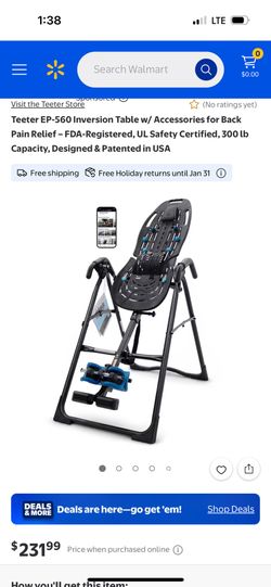 Teeter Hang Ups- Inversion Table