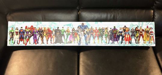"DC Comics: Heroes & Villains Height Comparison Chart"