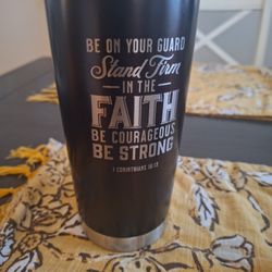 Brand New 18 FL Oz Christian Art Gifts Traveling Coffee Mug