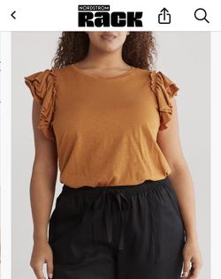 Woman Plus 3x Industry Double Ruffle Too 